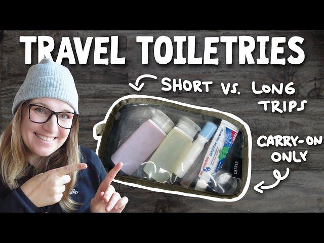 Travel toiletries: What I learned after 3 years of traveling carry-on only