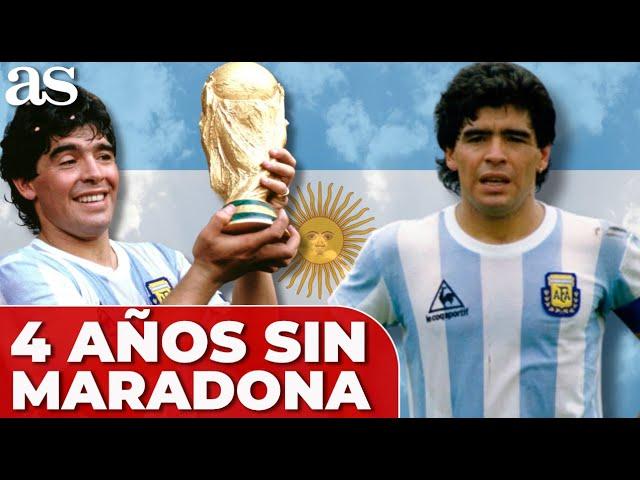 ARGENTINA HOMENAJEA A MARADONA ASÍ A LOS 4 AÑOS DE FALLECER. ¡BRUTAL!