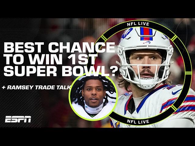 Should Dolphins KEEP Jalen Ramsey⁉️ + What team has BEST chance to WIN 1st Super Bowl? | NFL Live