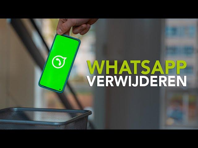 Tip: zo verwijder je je WhatsApp-account of een heel gesprek