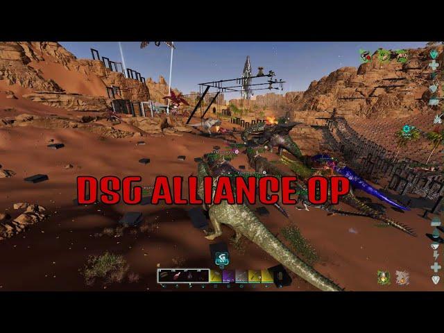 DSG ALLIANCE VS THE WHOLE CLUSTER |Ark Official PvP ps5 Asa|