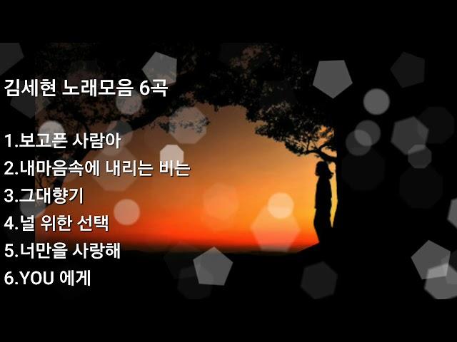 김세현 노래모음 [BEST6곡]자동재생