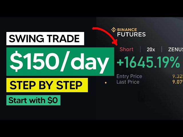 How To Make Money From CRYPTO SWING TRADING in 2023 As A Beginner (No EXPERIENCE)