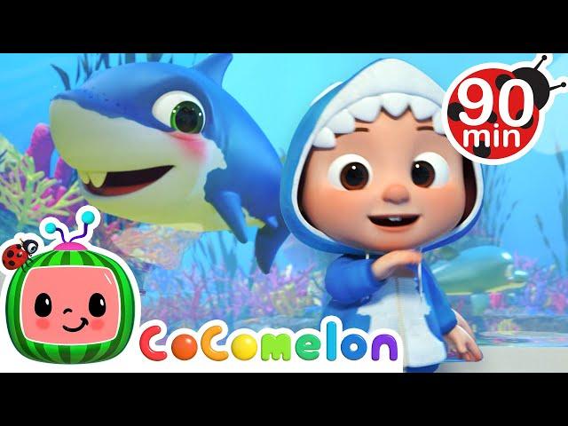 Baby Shark + Wheels on the bus & More Popular Kids Songs | Animals Cartoons for Kids |Funny Cartoons