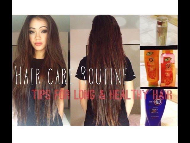 Hair Care Routine: Tips for Growing Long and Healthy Hair