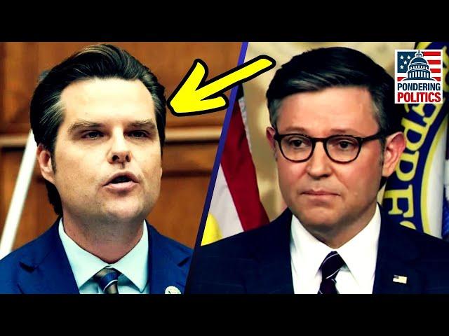 Matt Gaetz ABRUPTLY RESIGNS, the REAL REASON WILL DISTURB YOU!