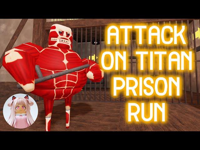 ATTACK ON TITAN BARRY'S PRISON RUN (OBBY) Roblox Obby Gameplay Walkthrough No Death 4K