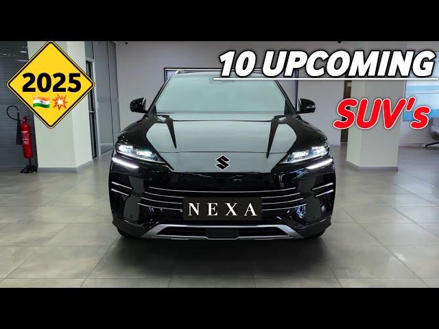 10 UPCOMING SUV IN INDIA LAUNCH SOON IN 2025 ||PRICE , LAUNCH DATE IN 2025||.