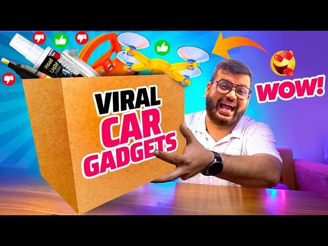 I TESTED CHEAP Car Gadgets From Amazon  Buying VIRAL Car Gadgets Under ₹500 - Ep #31