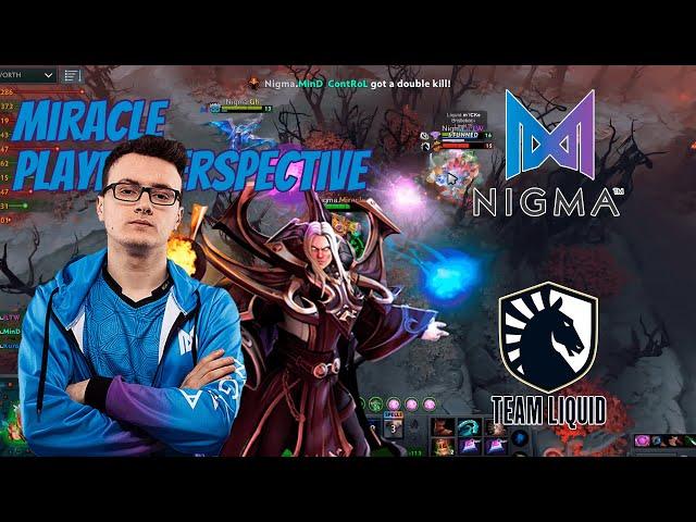 Miracle [Invoker] Player perspective NIGMA VS TEAM LIQUID - WePlay AniMajor