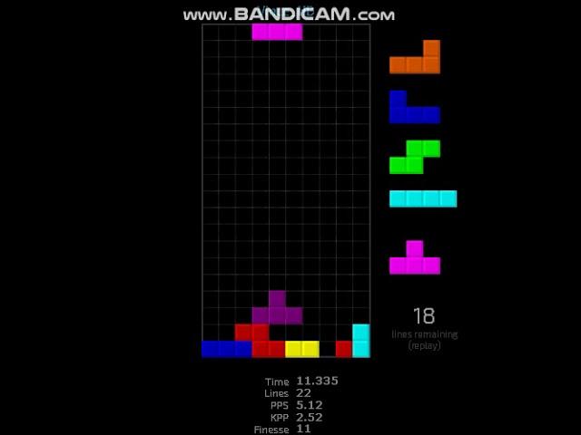 Jstris Sprint 1-Rotation WR!!!!
