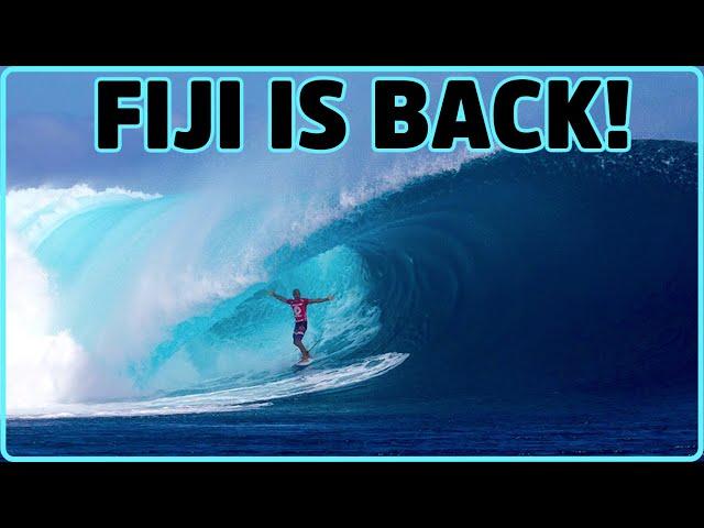 Fiji is back on the tour to the delight of surf lovers. Remember great moments.