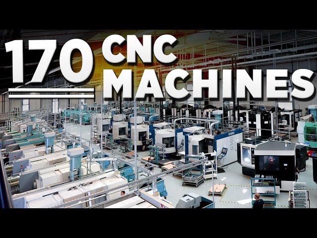 Is GERMAN Engineering Superior? Monster CNC Machine Shop Tour | HAIMER