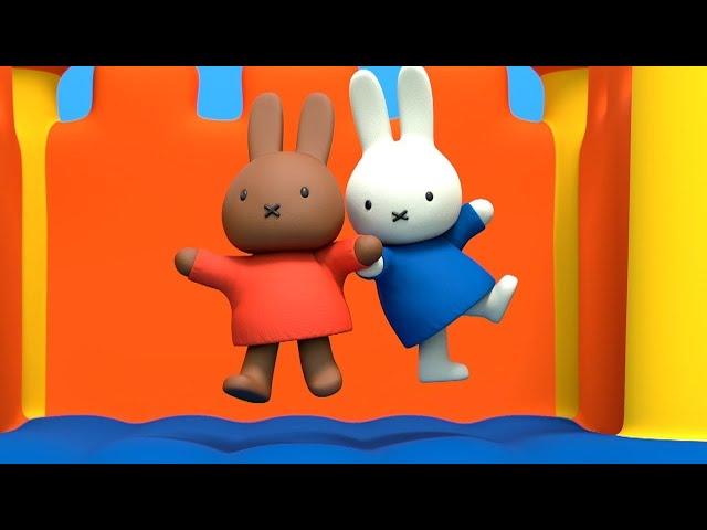 Miffy On the Bouncy castle! | Miffy | Sweet Little Bunny