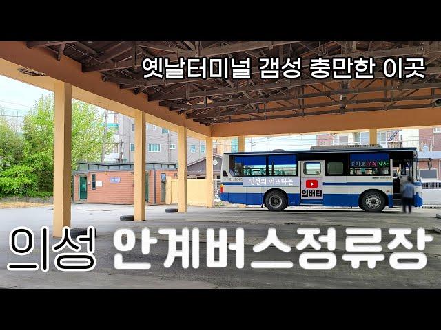 의성 안계버스정류장을 찾다.