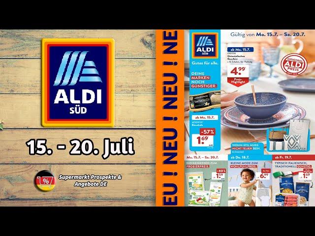 ALDI SUD Prospekt - Gültig von 15.07.2024 | Supermarkt Prospekte & Angebote DE