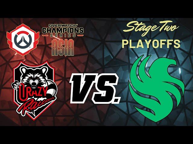 Crazy Raccoon vs Team Falcons - Regional Playoffs Quaterfinals | OWCS Korea Stage 2