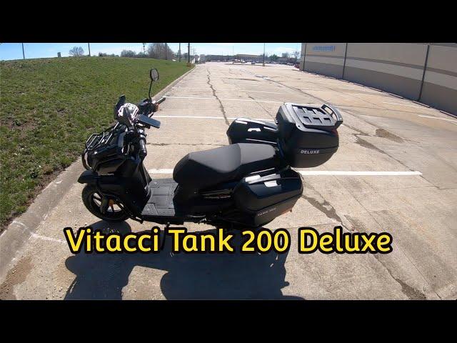 My New Scooter!!! Vitacci Tank 200 Deluxe