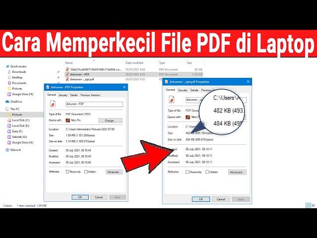 Cara Memperkecil atau Mengecilkan Ukuran PDF di Laptop