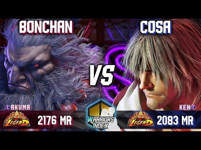 SF6  Bonchan (AKUMA) vs cosa (KEN)   StreetFighter6