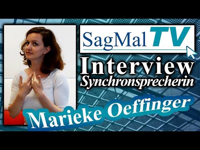 SagMalTV // Interview: Synchronsprecherin Marieke Oeffinger