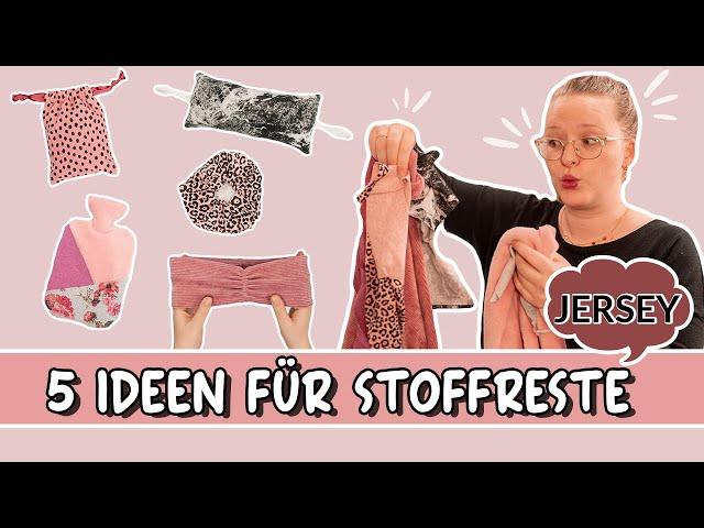 Jersey Stoffreste verarbeiten | 5 DIY Ideen zum selber nähen