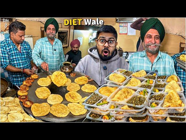 40/- Sabse BUSY Nashta  Giani Oil Free Chole Bhature | Street Food India