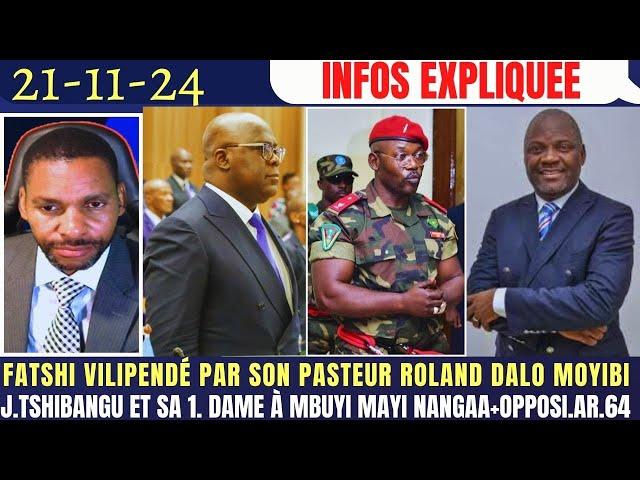 FATSHI VILIPENDÉ PAR SON PAST.ROLAND DALO TIKA MOYIBI J.TSHIBANGU ACCUEILLE SA 1er.DAME À MBUJI MAYI