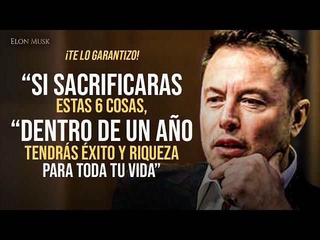 Elon Musk: "La pobreza no es un accidente" ¡Lo que la gente exitosa sacrifica para obtener RIQUEZA!