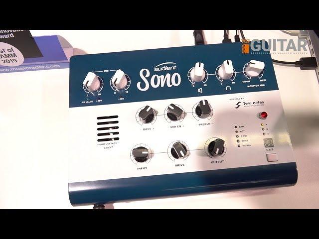 Audient Sono Demo Sound @ NAMM 2019, Guitar Amp Modelling & Recording Interface