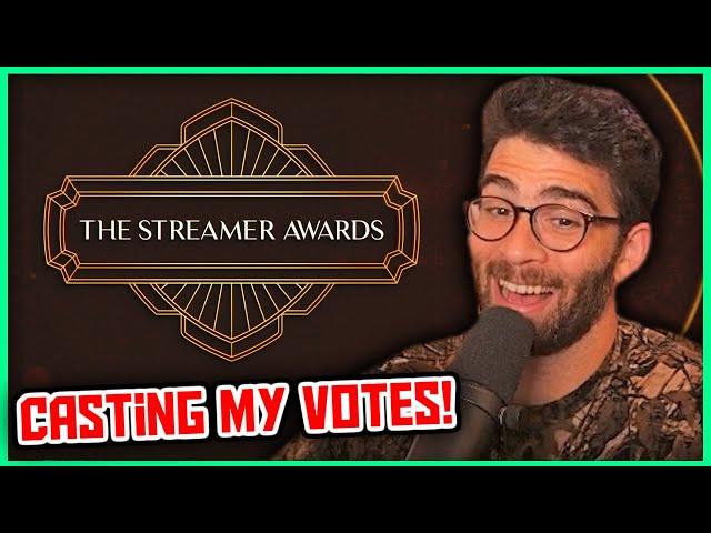 Hasan Votes for the Streamer Awards | Hasanabi Reacts