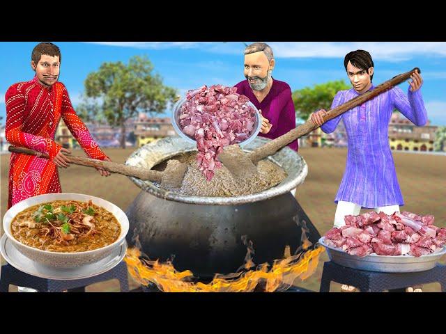 Mutton Haleem World's Famous Hyderabadi Mutton Haleem Hindi Kahaniya Moral Stories New Comedy Video