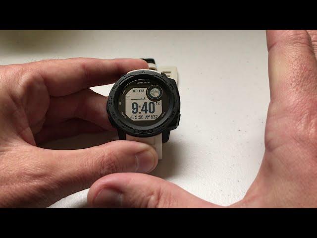 Garmin Instinct - Alerts (Tone vs. Vibrate)