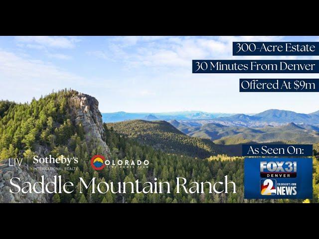 Own a Piece of Paradise: Saddle Mountain Ranch, Conifer, CO as seen on:  Channel 2 News Colorado