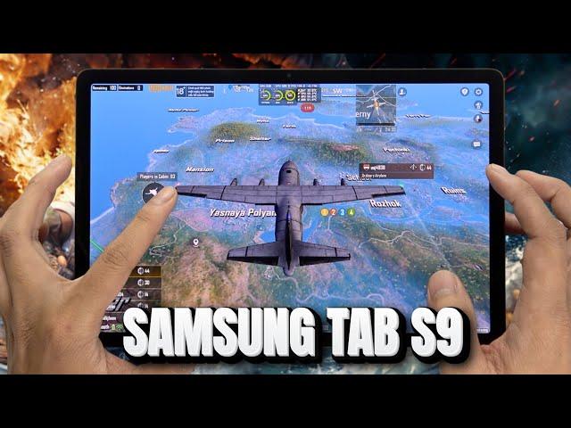 Samsung Tab S9 test game PUBG Mobile 120 FPS 2024 | Snapdragon 8 Gen 2