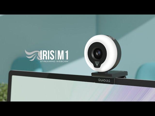 GAMDIAS IRIS M1 Streaming Webcam | Light Up Your Creativity