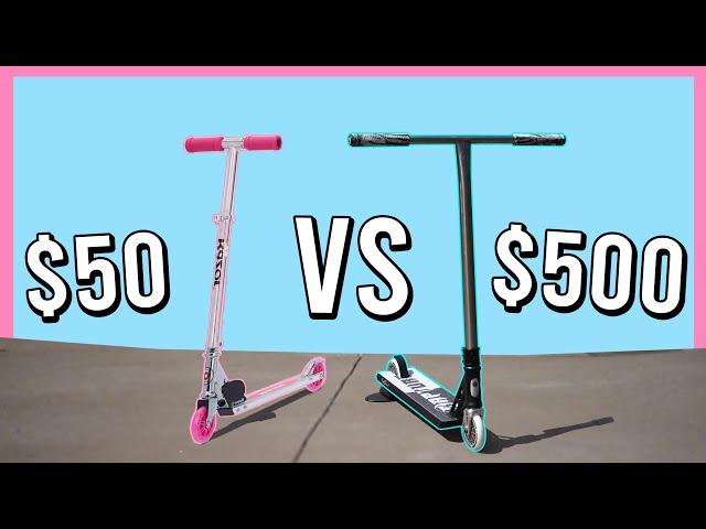 $50 SCOOTER VS $500 PRO SCOOTER!