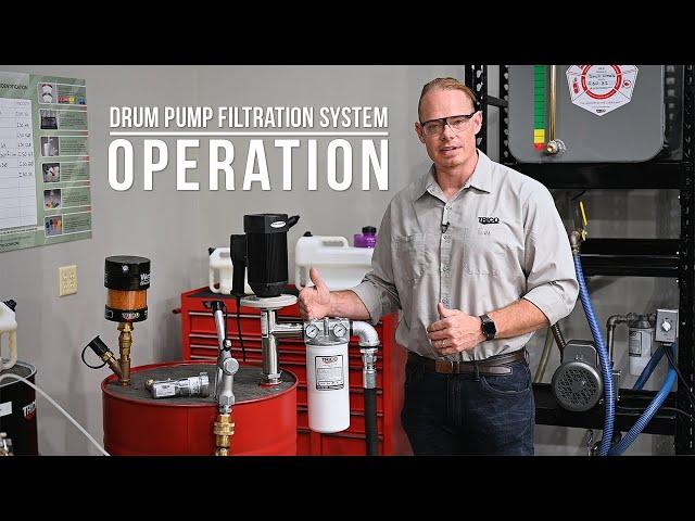 How to Operate a Drum Pump | Trico Drum Pump Filtration System Operation