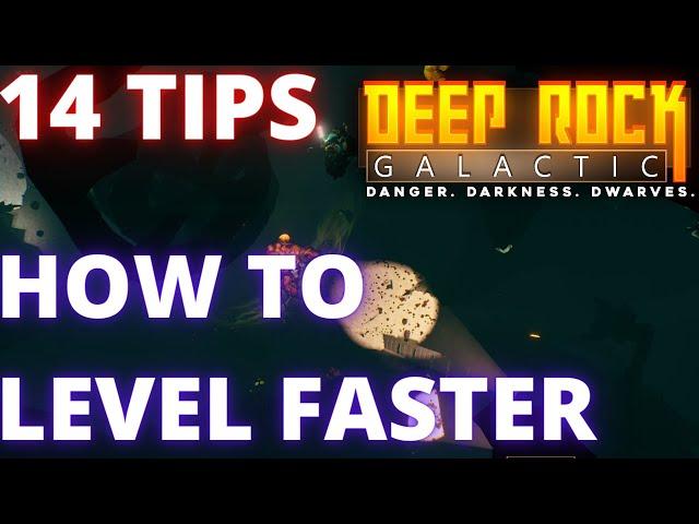 HOW TO LEVEL FASTER | DEEP ROCK GALACTIC