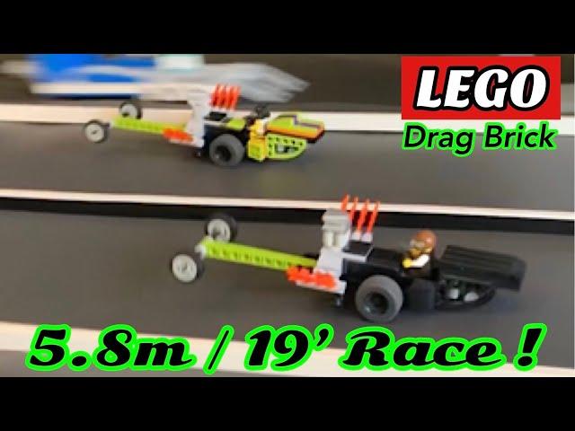 LEGO DRAG RACING WRECKS & WHEELIES Custom DRAG BRICK 1