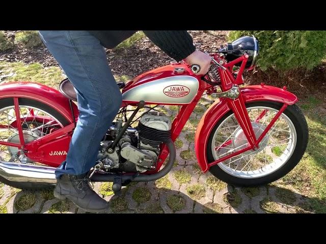 Jawa 500 SV 1932-33 prototyp - cold start