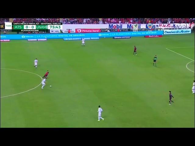 Gol de Juan Dinenno | Atlas 0 - 1 Pumas | Liga BBVA MX - Grita México A21 - Semifinal VUELTA