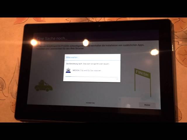 Medion Lifetab P10356 einrichten und erster Eindruck