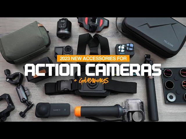 14 New Accessories for the GoPro, DJI Action and Insta360 Cameras + giveaways