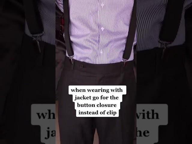 How to wear #braces for #men. #suspenders #mensfashion #short #shortvideo #youtubeshorts