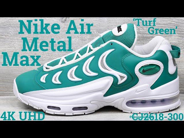 [4K] Nike Air Metal Max 'Turf Green' CJ2618-300 (2020) An Unboxing & Detailed Look Green Black White