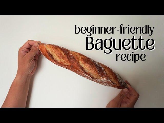 How to make French Baguettes at home (Beginner Friendly) | foongfamilyflat