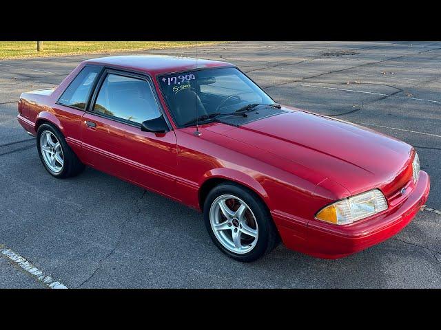 Test Drive 1993 Ford Mustang LX Coupe V8 Cobra Engine 5 Speed SOLD $17,900 Maple Motors #2429