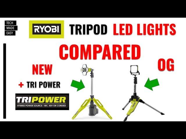 COMPARISON Ryobi TriPower Tripod LED Light Ryobi Tripod Led Light