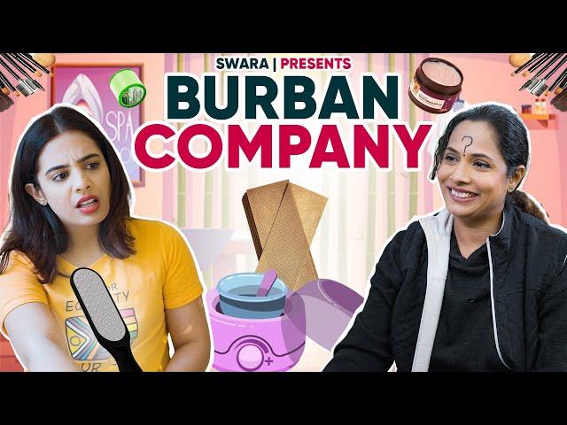 BURBAN COMPANY - Salon At Home || SWARA ft. @shrutiarjunanand